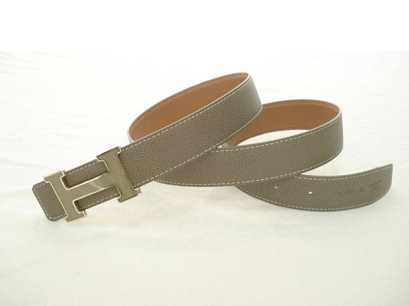 Hermes Belt 1001 grey & tan - Click Image to Close